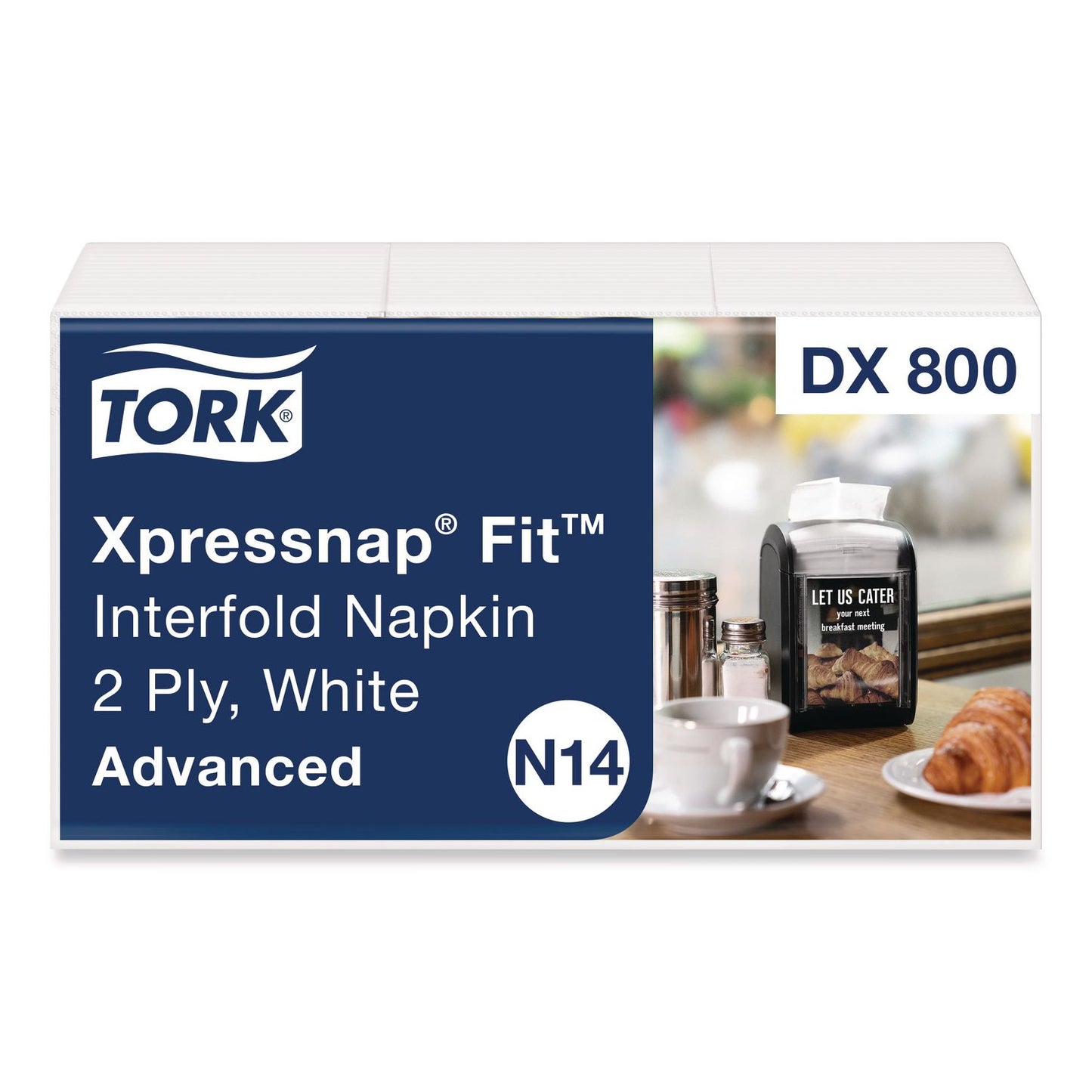 SERVILLETAS TRKDX800, AJUSTE XPRESSNAP, BLANCO