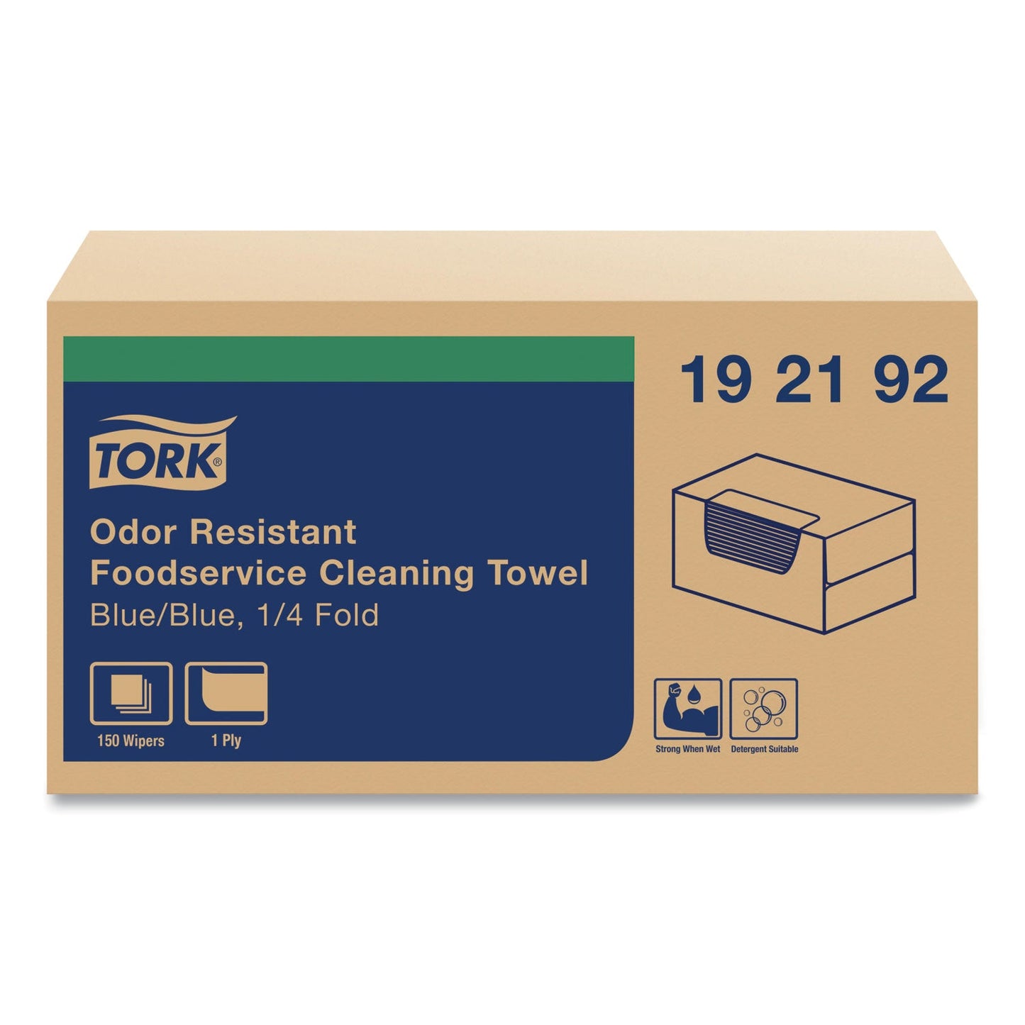 TRK192192 Foodservice Cloth, 13 x 24, Blue, 150/Carton Tork