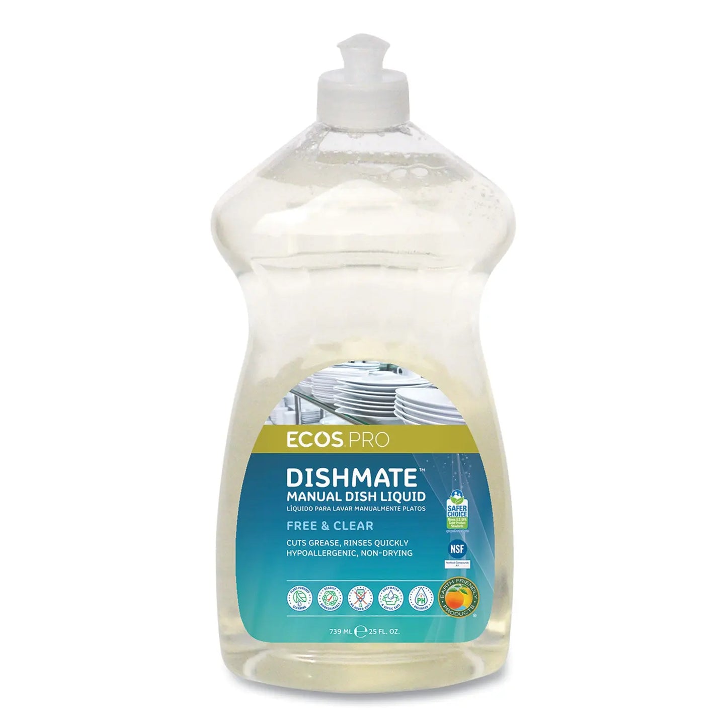 EOPPL97216EA Dishmate Manual Dish Liquid, 25 oz Bottle ECOS PRO