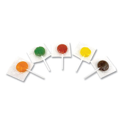 OFX00653 Lick Stix Suckers, Randomly Assorted Flavors, 1.85 lb/Bag OFFICE SNAX, INC.