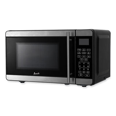 AVAMT7V3S 0.7 Cubic Foot Microwave Oven, 700 Watts, Black/Stainless Steel