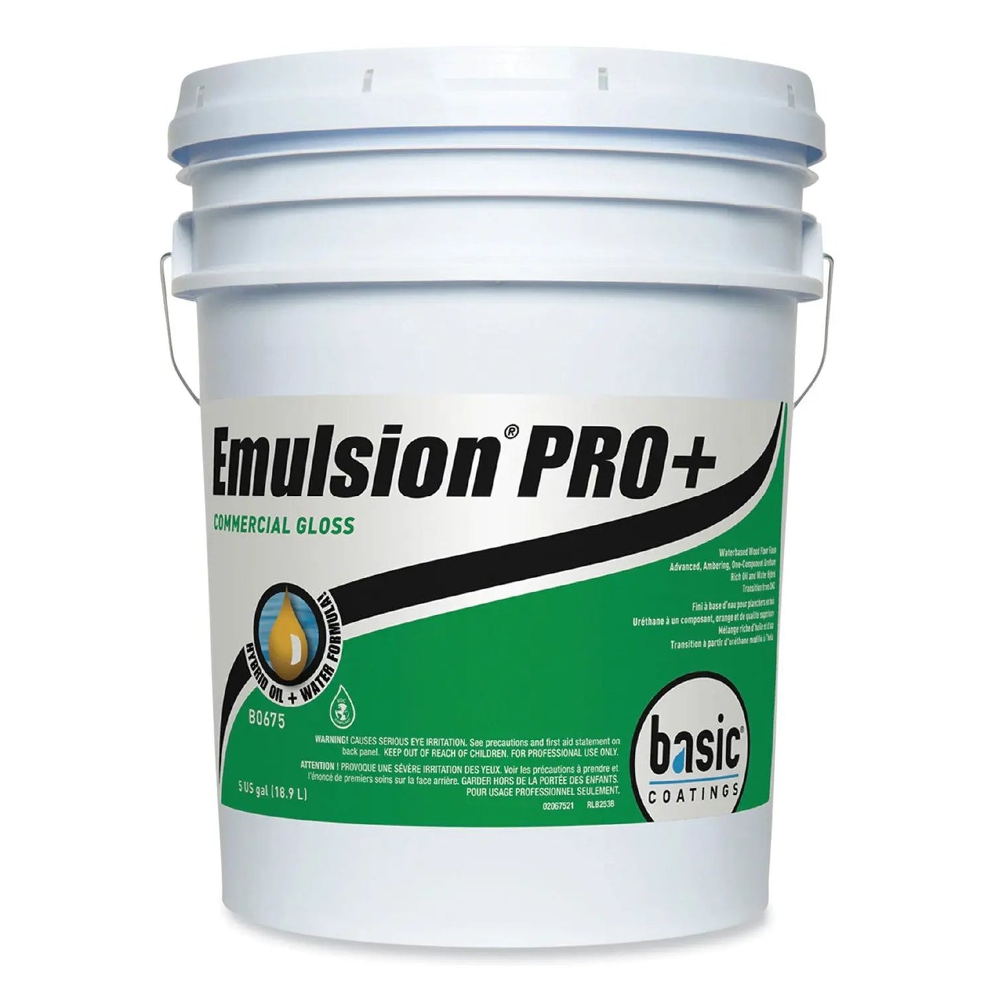 BETB06750512 Emulsion Pro+ Floor Finish and Sealer, 5 gal Pail Betco