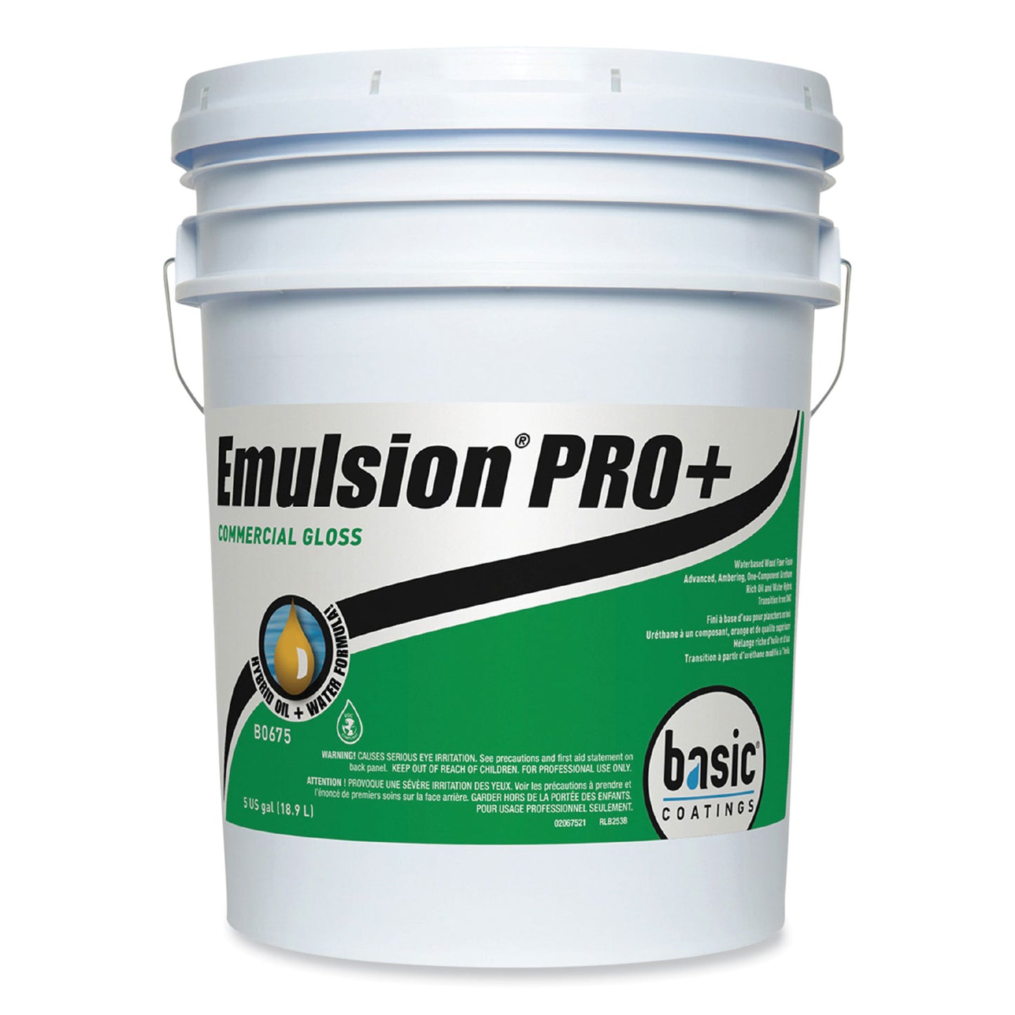 BETB06750512 Emulsion Pro+ Floor Finish and Sealer, 5 gal Pail