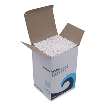 BWKJSTW775S24 Wrapped Jumbo Straws, 7.75", Plastic, White/Red Stripe, 400/Pack, 25 Packs/Carton BOARDWALK