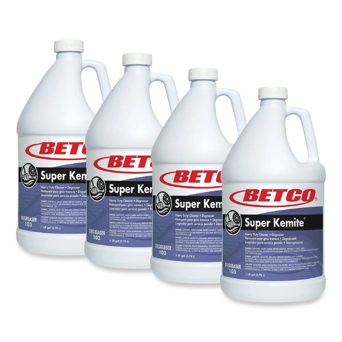 BET1030400 Super Kemite Butyl Degreaser, Cherry Scent, 1 gal Bottle, 4/Carton Betco