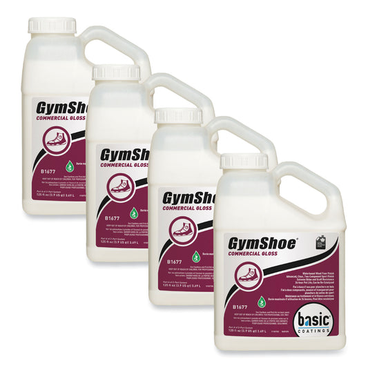 BETB16774312 GymShoe Gloss Sport Finish, Mild Scent, 1 gal Bottle, 4/Carton