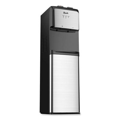 AVAWDBMC810Q3S Bottom Loading Water Dispenser with UV Light, 3 gal to 5 gal, 12.25 x 14 x 41.25, Black/Stainless Steel AVANTI
