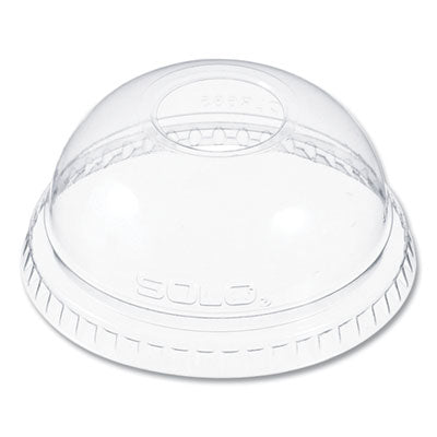 SCCDLR685 Plastic Dome Lid, Fits 7 oz Cold Cups, Clear, 2,500/Carton