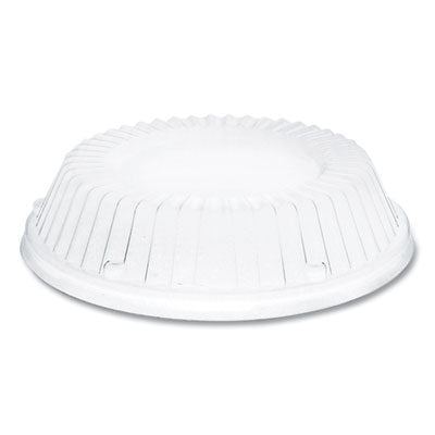 DCCCL12BW Dome Covers, Fit 6" Disposable Plates and 10 oz to 12 oz Disposable Bowls, Clear, Plastic, 1,000/Carton