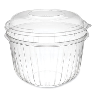DCCC64BCD PresentaBowls Bowl/Lid Combo-Paks, 64 oz, Clear, Plastic, 126/Carton