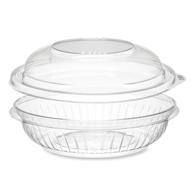 DCCC8BCD PresentaBowls Bowl/Lid Combo-Paks, 8 oz, Clear, Plastic, 63/Pack, 4 Pack/Carton