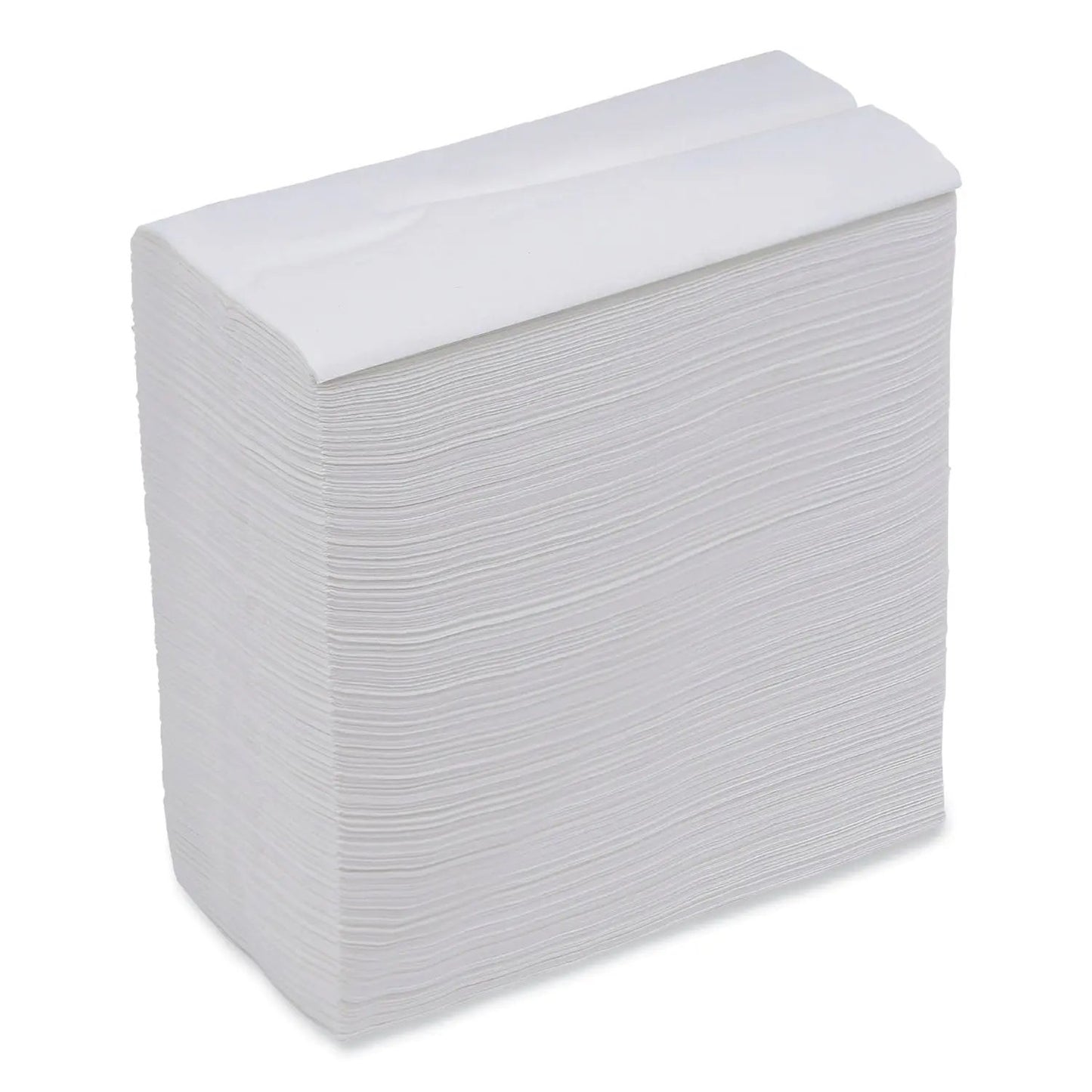 BWK8302W Tall Fold Dispenser Napkin, 12 x 7, White, 500/Pack, 20 Packs/Carton Boardwalk