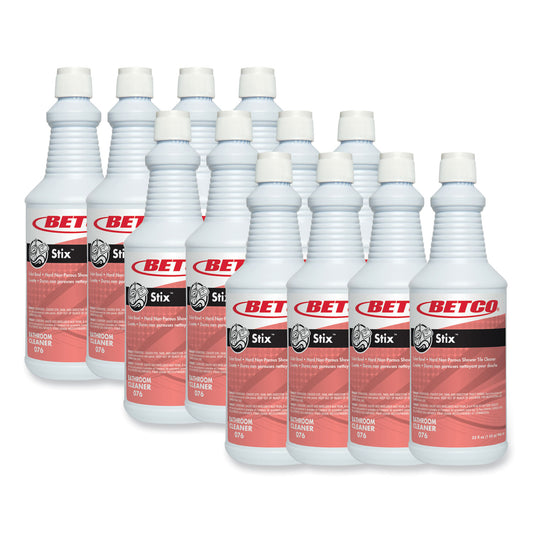 BET761200 Stix Toilet Bowl Cleaner, Cherry Almond Scent, 32 oz Bottle, 12/Carton