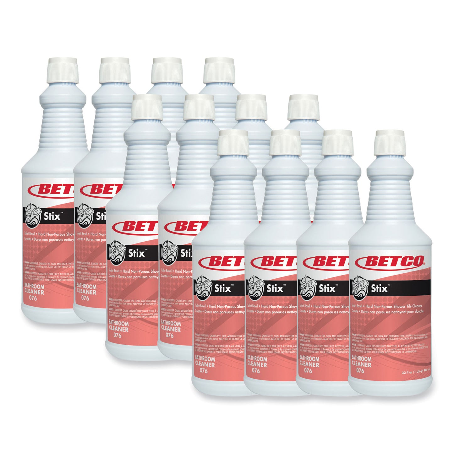 BET761200 Stix Toilet Bowl Cleaner, Cherry Almond Scent, 32 oz Bottle, 12/Carton