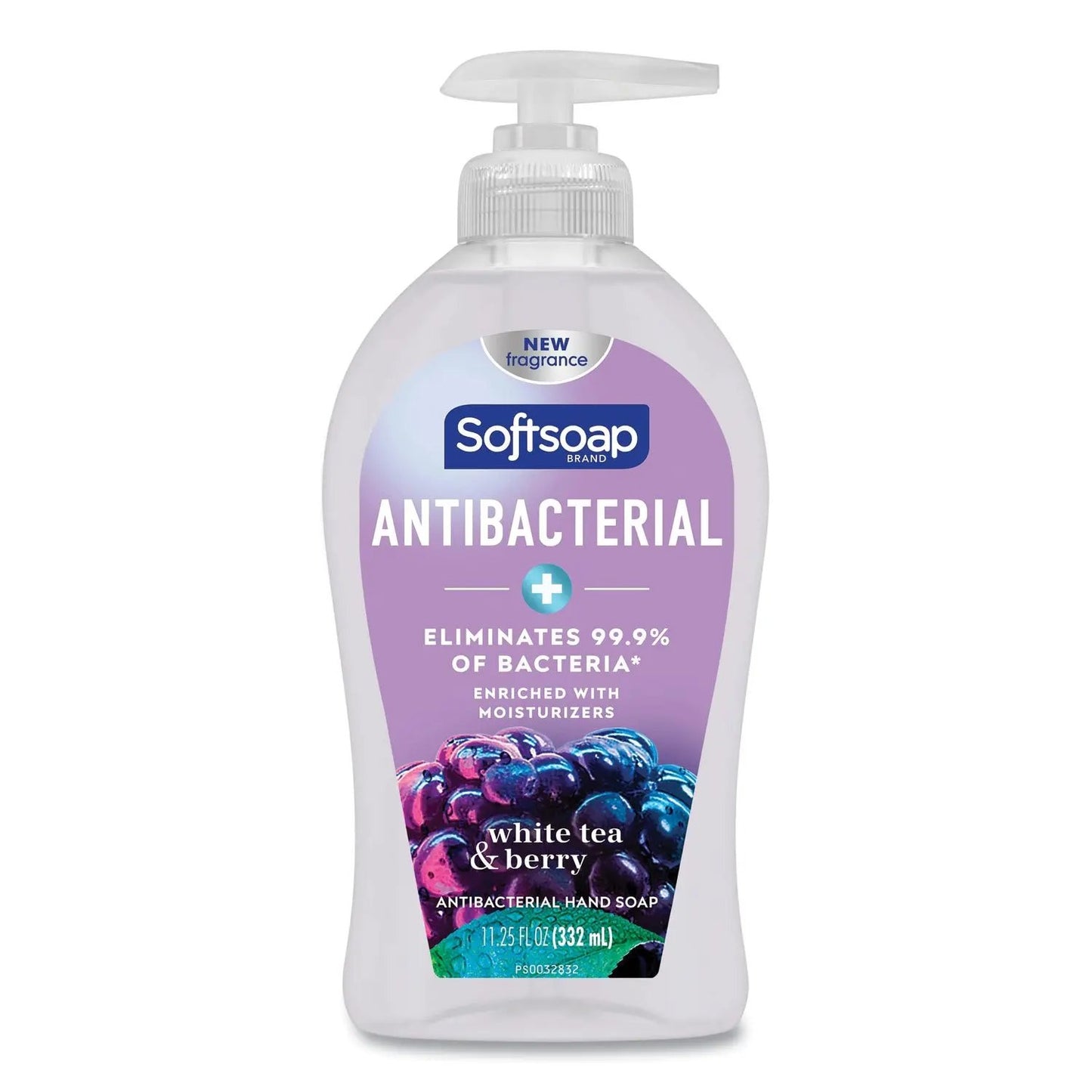 CPC44573 Antibacterial Hand Soap, White Tea and Berry Fusion Scent, 11.25 oz, 6/Carton Softsoap