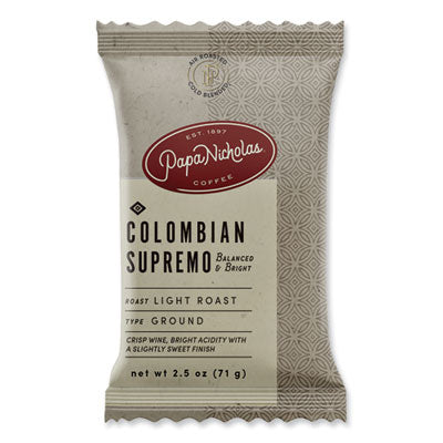 PCO25182 Premium Coffee, Colombian Supremo, 18/carton