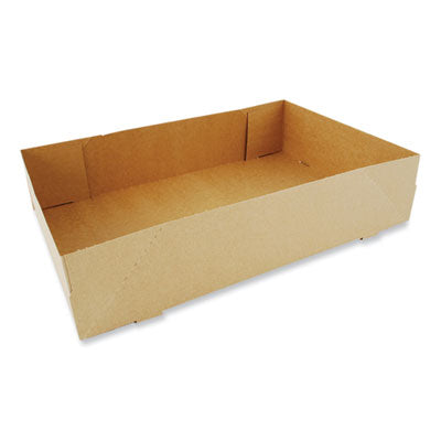 SCH1250 Kraft Donut Trays, 13.5 x 9 x 3, Brown, Paper, 250/Carton