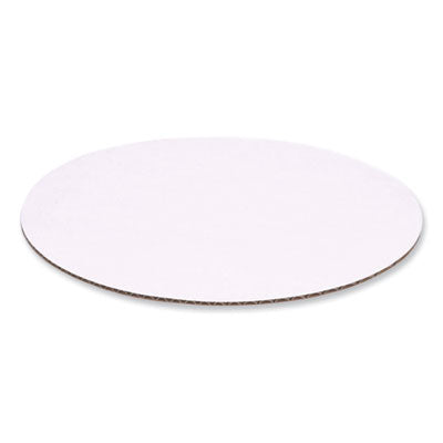 SCH11317 Mottled White Cake Circles, 10" Diameter, White, Paper, 100/Carton