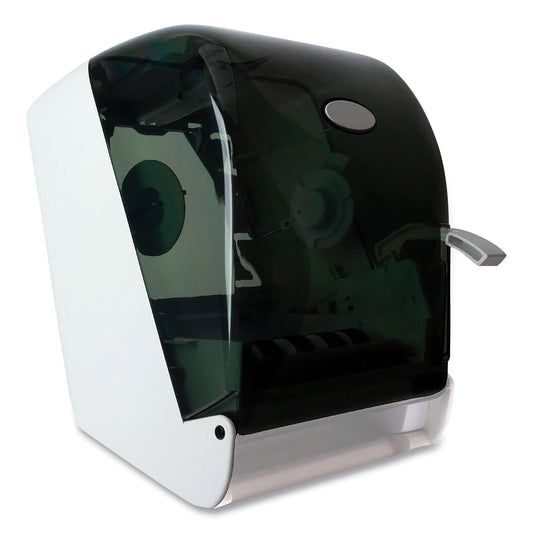 GEN1605 Lever Action Roll Towel Dispenser, 11.25 X 9.5 X 14.38, Transparent