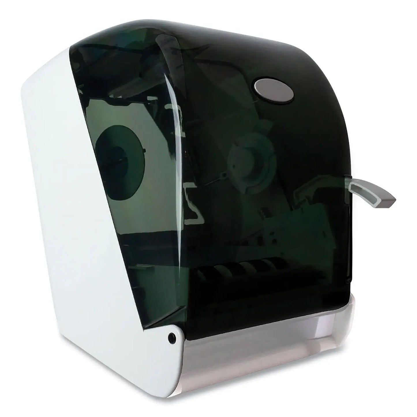 GEN1605 Lever Action Roll Towel Dispenser, 11.25 X 9.5 X 14.38, Transparent GEN