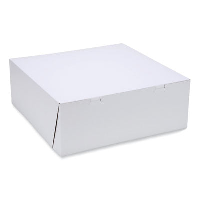 SCH1597 Bakery Boxes, Standard, 16 X 16 X 6, White, Paper, 50/carton