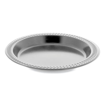 PCTYMI6E Meadoware Impact Plastic Dinnerware, Plate, 6" dia, Black, 1,000/Carton PACTIV EVERGREEN CORPORATION