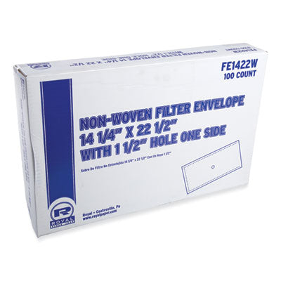 RPPFE1422W Filter Envelope, Fry Oil, 14" x 22.25" with 1.5" Hole, 100/Carton