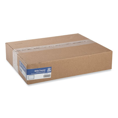 RPPW1216S Traymats, Embossed Surface, Scalloped Edges, 16.5" x 12.75", White, 1,000/Carton