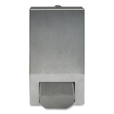 SJN98123 Manual Skincare Dispenser, 1 L, 5.1 x 4.6 x 9.3, Silver