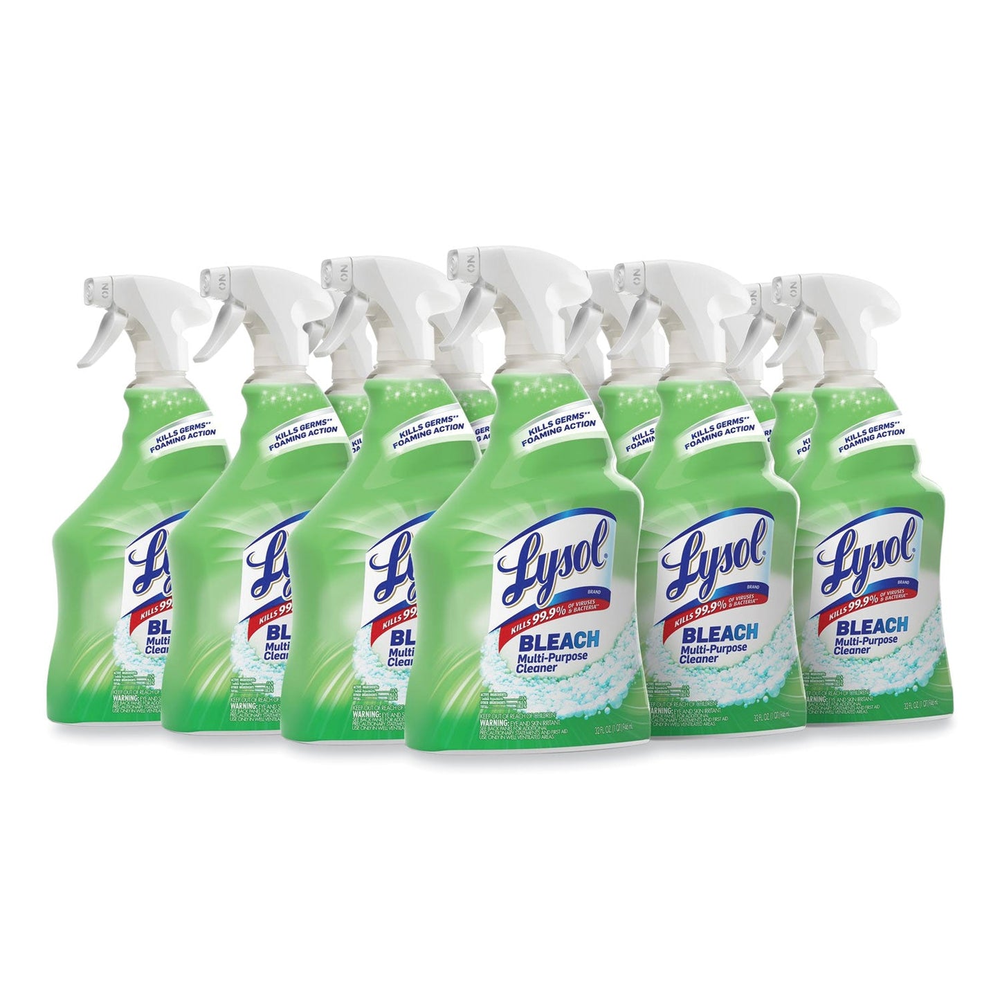 RAC78914CT Multi-Purpose Cleaner With Bleach, 32 Oz Spray Bottle, 12/carton LYSOL Brand