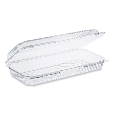 DCCPET90UT1 StayLock Clear Hinged Lid Containers, 8 x 13.38 x 2.6, Clear, Plastic, 200/Carton