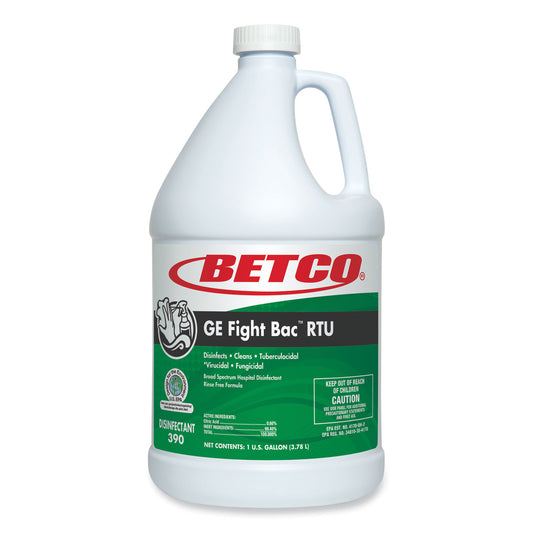 BET3900400EA GE Fight Bac RTU Disinfectant, Fresh Scent, 1 gal Bottle