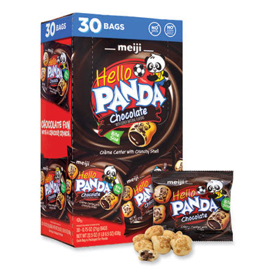 GRR22002038 Hello Panda Chocolate Creme Filled Cookies, 0.75 oz Bag, 30 Bags/Carton