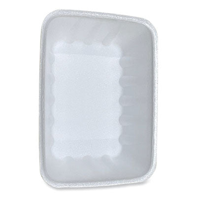 GEN42WH Meat Trays, #42K, 8.75 x 6.32 x 2.25, White, Foam, 252/Carton