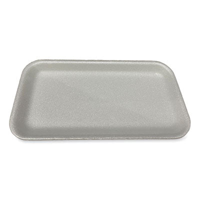 GEN17SWH Meat Trays, #17S, 8.5 x 4.69 x 0.64, White, Foam, 500/Carton GEN