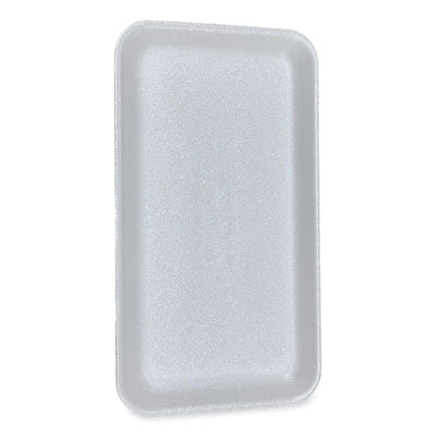GEN1525WH Meat Trays, #1525, 14.5 x 8 x 0.75, White, Foam, 250/Carton GEN