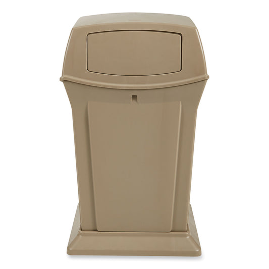 RCP843088BG Ranger Fire-Safe Container, 35 gal, Structural Foam, Beige