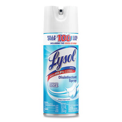 RAC74186EA Disinfectant Spray, Crisp Linen Scent, 12.5 Oz Aerosol Spray RECKITT BENCKISER