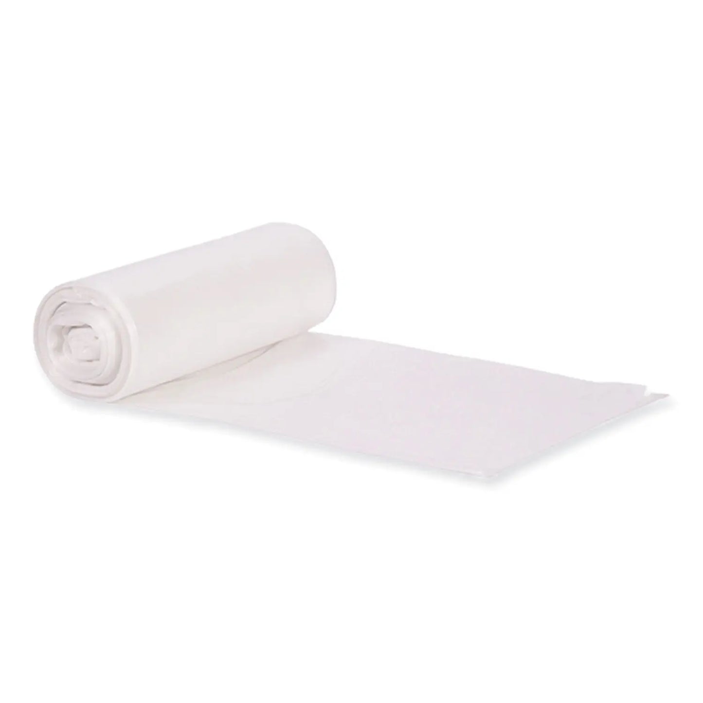 HERL7658TCER1 Eco Blend Max Can Liners, 60 gal, 0.8 mil, 38" x 58", Clear, 20 Bags/Roll, 5 Rolls/Carton Heritage