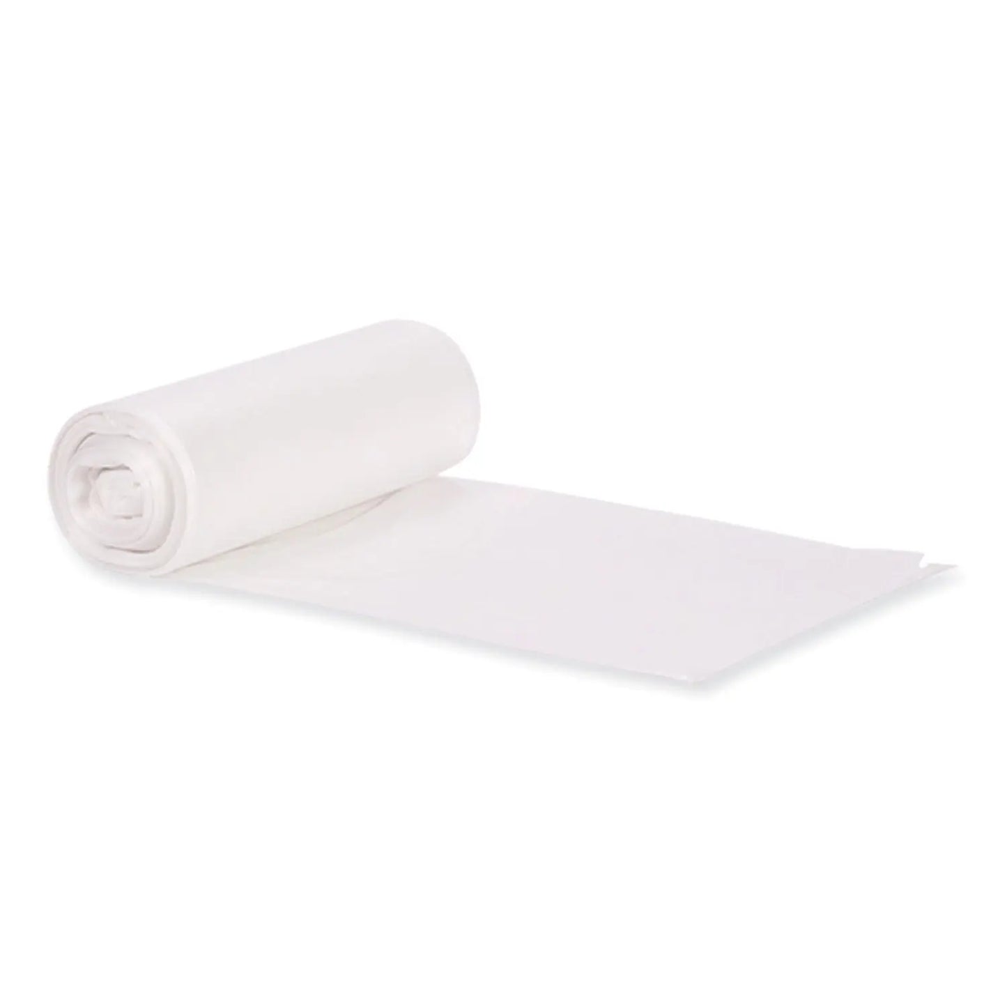 HERL8046TCER1 Eco Blend Max Can Liners, 45 Gal, 0.8 mil, 40" x 46", Clear, 25 Bags/Roll, 6 Rolls/Carton Heritage