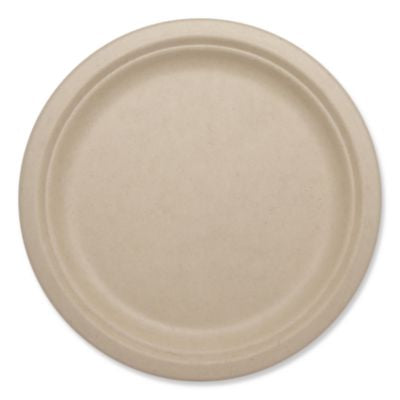 WORPLSCU10LFP Fiber Plates, Paper, 10.1" dia, Natural, 800/Carton