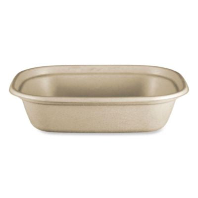 WORCTSCU2LFP Fiber Containers, 32 oz, 8.7 x 6.5 x 2.1, Natural, Paper, 400/Carton WORLD CENTRIC