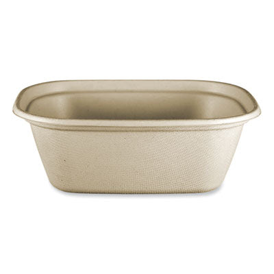 WORCTSCU3LFP Fiber Containers, 48 oz, 8.7 x 6.5 x 3.1, Natural, Paper, 400/Carton WORLD CENTRIC