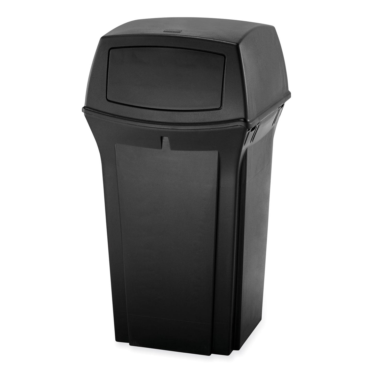 RCP917188BLA Ranger Fire-Safe Container, 45 gal, Structural Foam, Black RUBBERMAID COMMERCIAL PROD.