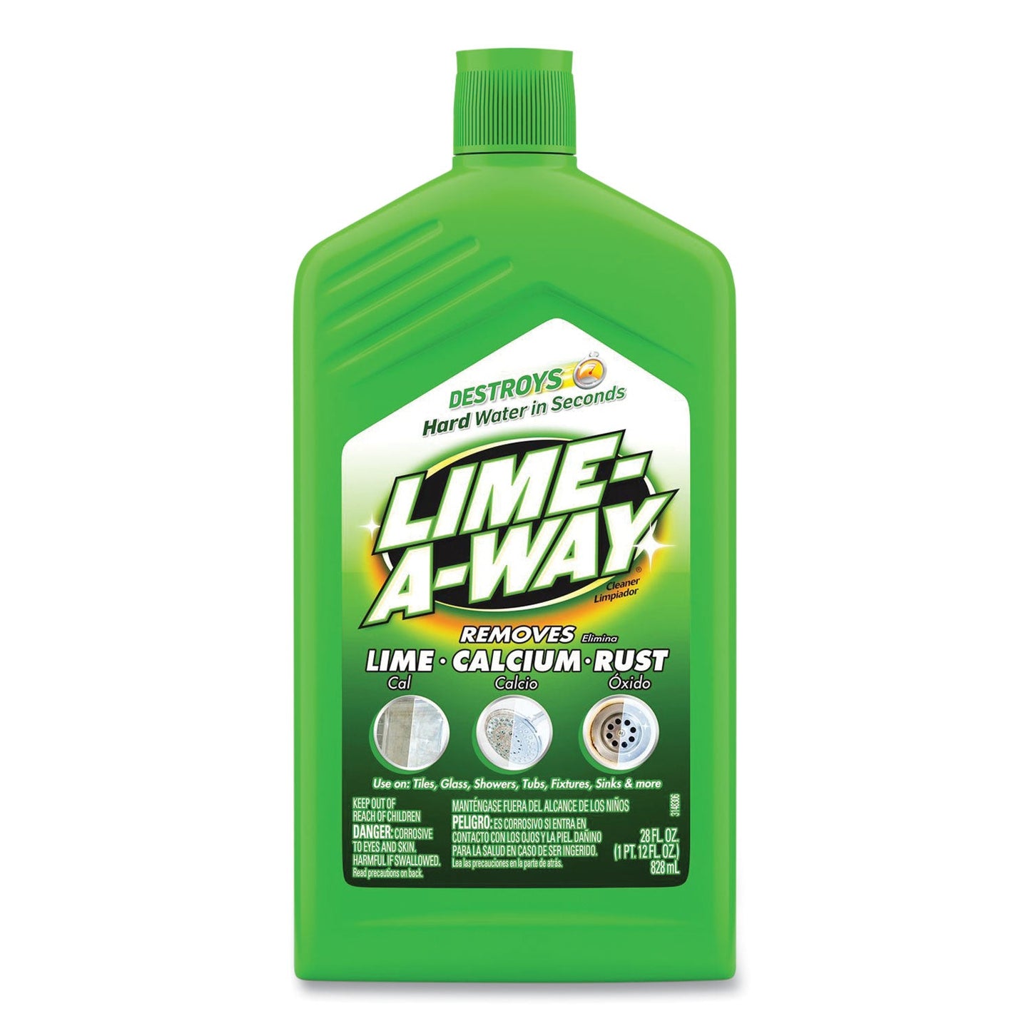 RAC87000 Lime, Calcium And Rust Remover, 28 Oz Bottle LIME-A-WAY