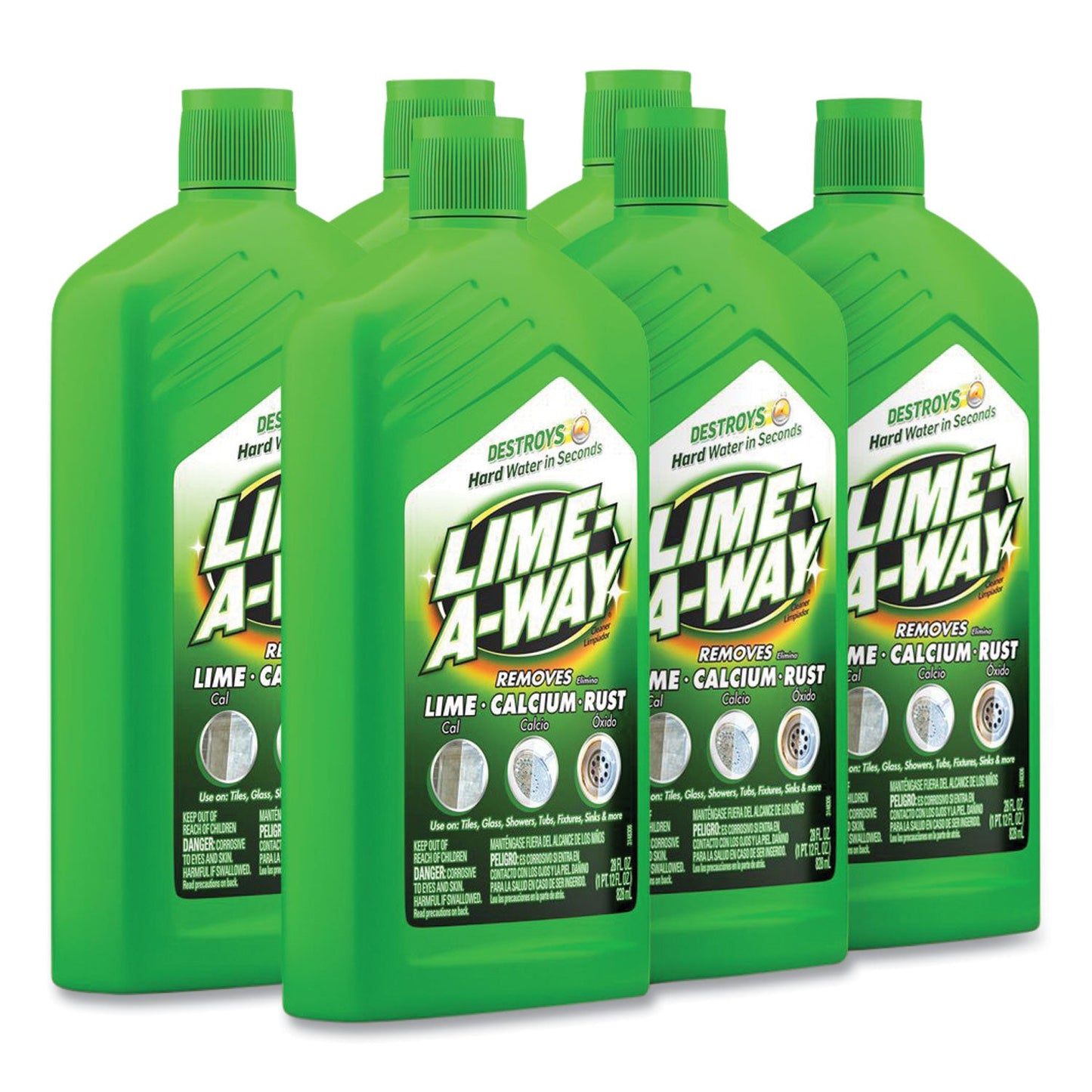 RAC87000CT Lime, Calcium and Rust Remover, 28 oz Bottle, 6/Carton LIME-A-WAY