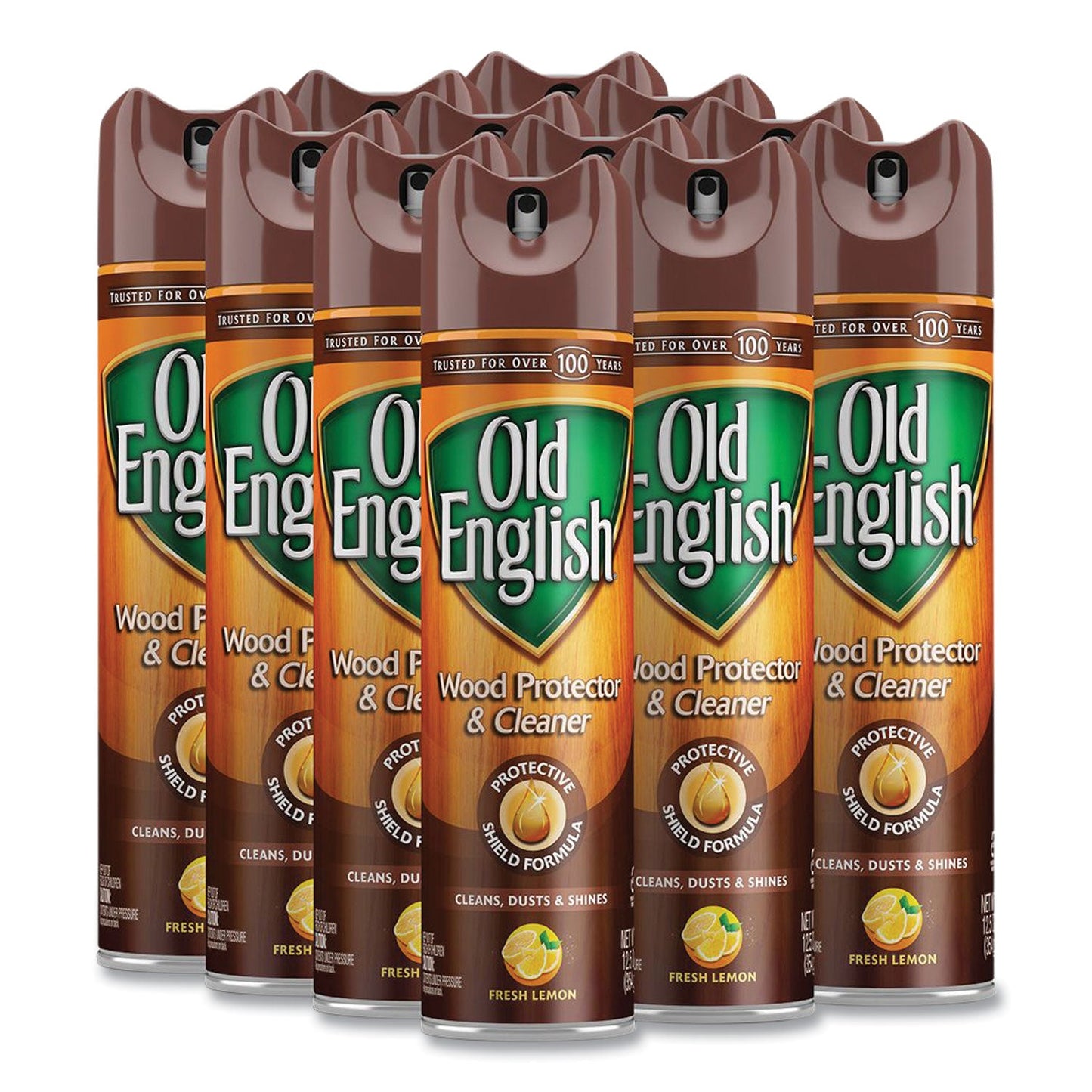 RAC74035CT Furniture Polish, Fresh Lemon Scent, 12.5 Oz Aerosol Spray, 12/carton OLD ENGLISH