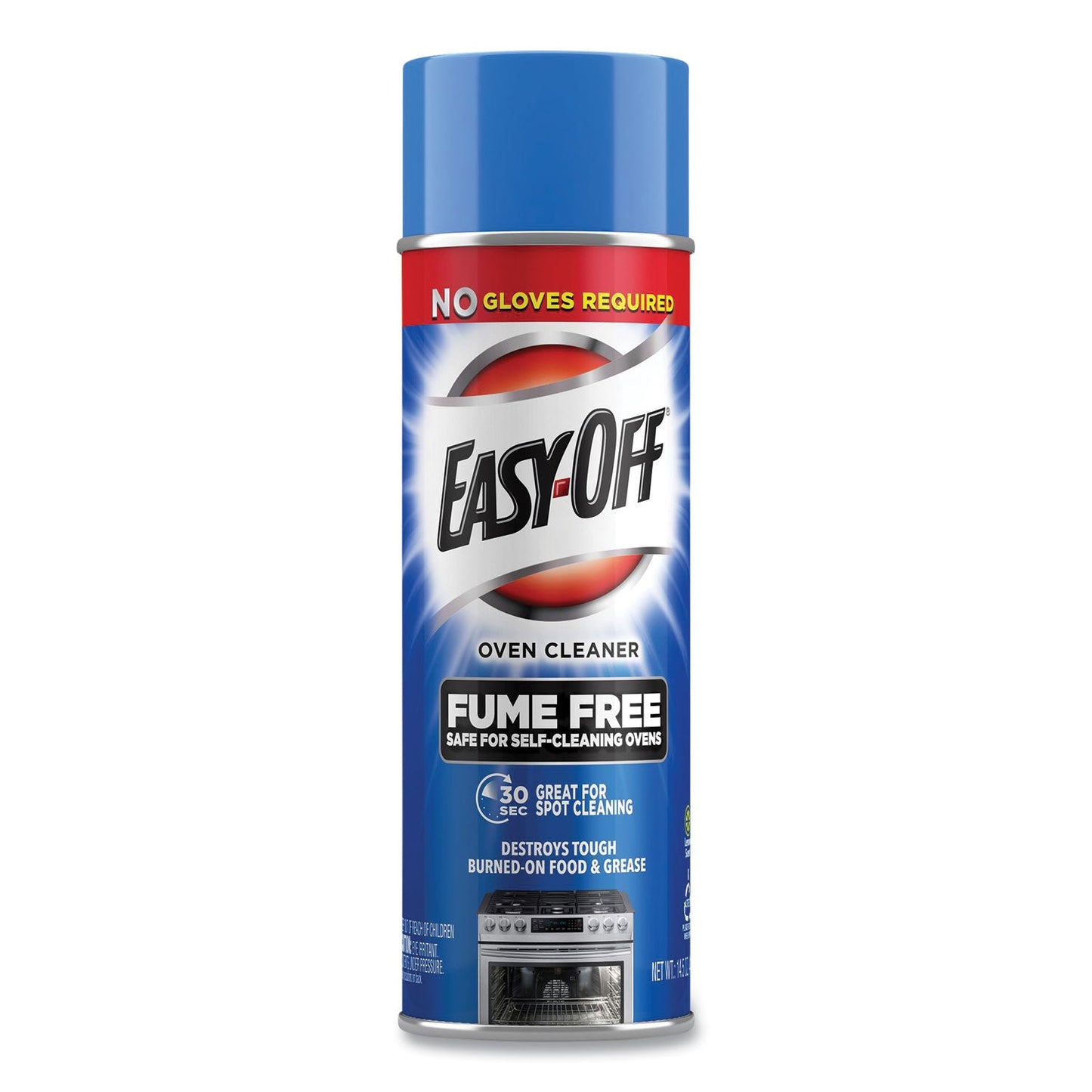 RAC87977 Fume-Free Oven Cleaner, Lemon Scent, 14.5 Oz Aerosol Spray EASY-OFF