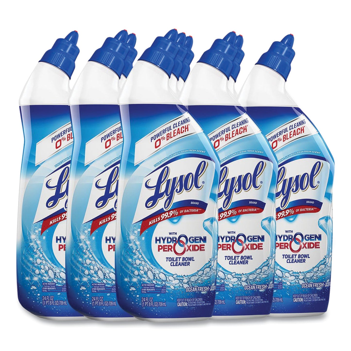 RAC98011 Toilet Bowl Cleaner With Hydrogen Peroxide, Ocean Fresh Scent, 24 Oz, 9/carton LYSOL Brand