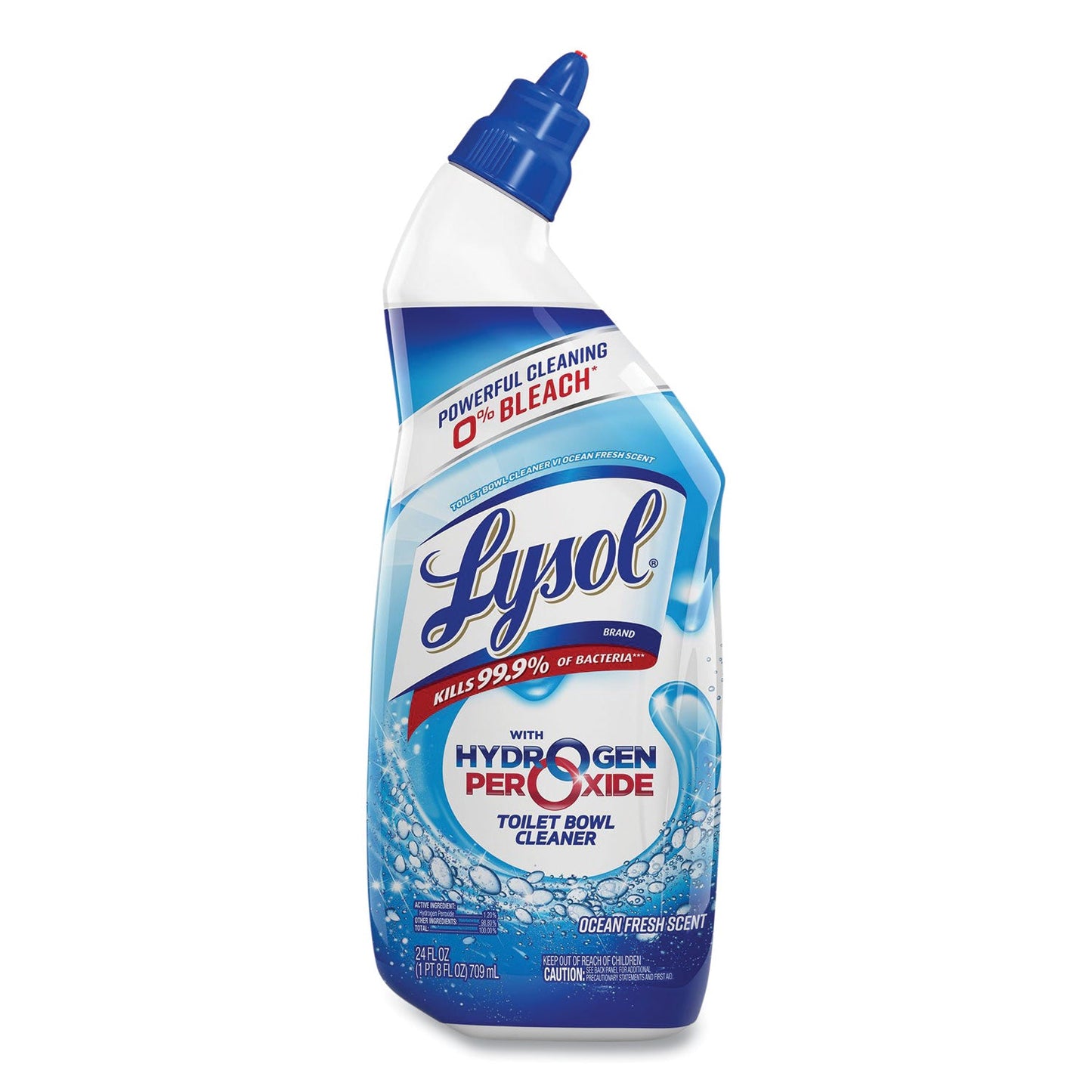 RAC98011EA Toilet Bowl Cleaner With Hydrogen Peroxide, Ocean Fresh Scent, 24 Oz LYSOL Brand